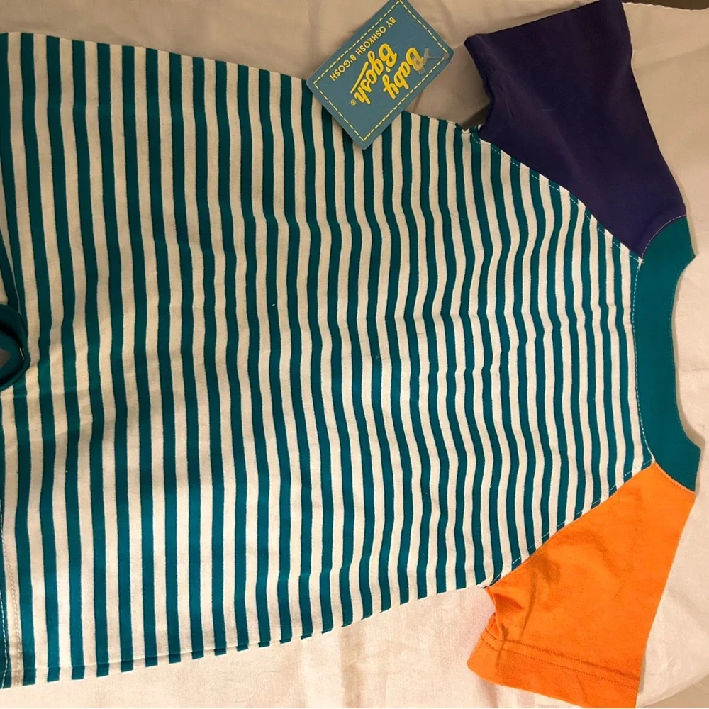 NWT Vintage Early 90’s Baby B’gosh Striped Romper/6-9 Months
